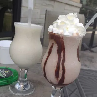 Pina colada and mudslide