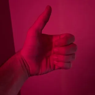 a big fat thumbs up