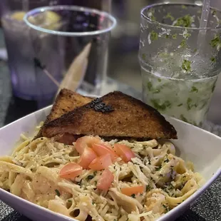 Shrimp pasta Killer Cajun Salmon Fettuccine