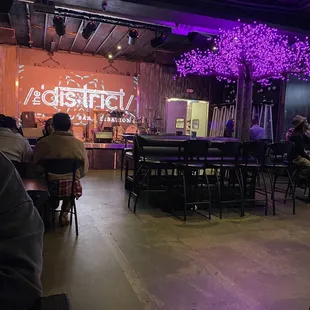 This is the stage and a glimpse of the vibe!