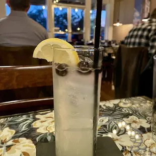 The very excellent Spiked Blueberry Lemonade...highly recommend.