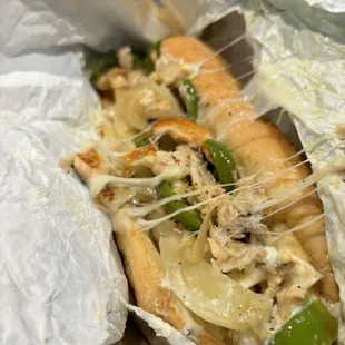 Salmon Seafood Cheesesteak
