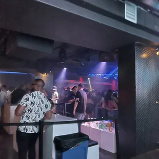 a group of people at a nightclub