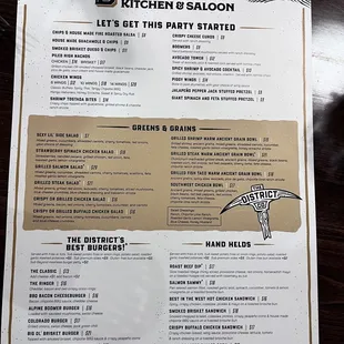 MENU!