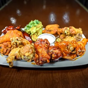 chicken wings, fried chicken wings, poultry, bbq chicken, chicken, chicken wings and fried chicken, food, bbq wings, fried chicken