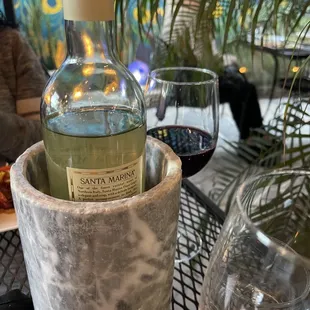 Bottle of wine: Pinot Grigio