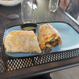 Surf and Turf Breakfast Burrito