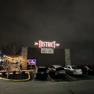 cars parked in a parking lot