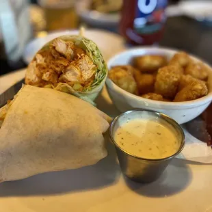 Buffalo Chicken Wrap Sandwich