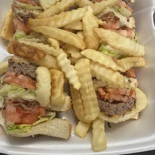 Cheeseburger BLT w/ fries