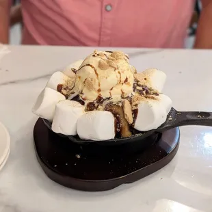 S'MORES BREAD PUDDING