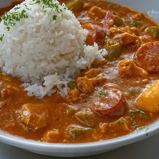 CHICKEN AND ANDOUILLE SAUSAGE PAN ROAST