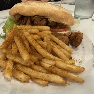 FRIED SHRIMP PO BOY