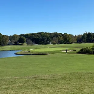 To go for it or not go for it? That is the question on 18!