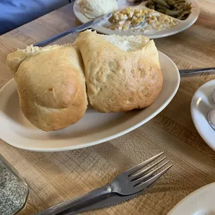 The rolls are huge!