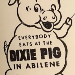 a drawing of a pig