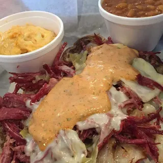 Open Face Corned Beef