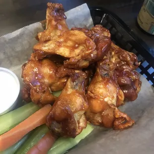 Chicken wings (smokey BBQ)