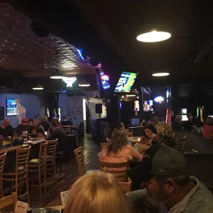 Bar and dining area
