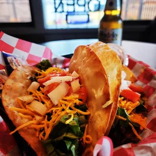 a basket of food