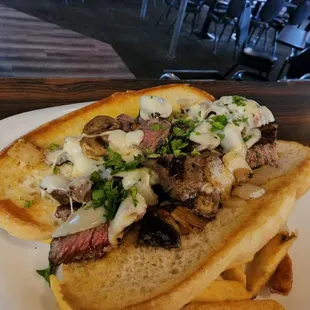 steak, food