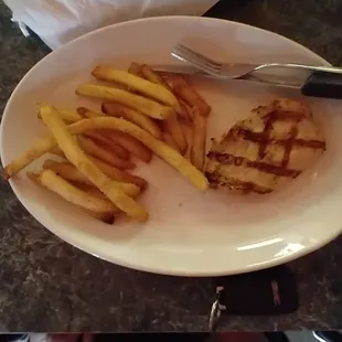 Chicken breast not much bigger than my key fob.