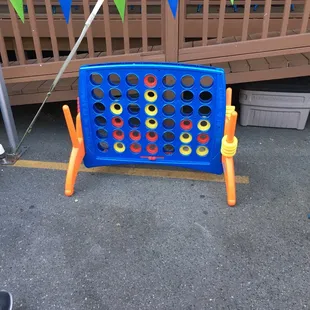 they have giant connect four