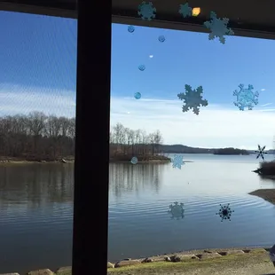 Great view of the lake.