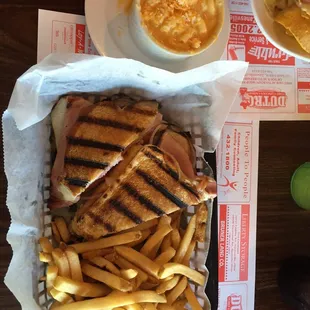 The panini from the lunch board that they didn&apos;t have, but then had. It was great! The Mac and cheese...stay away from that.