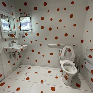 The spotted bathroom