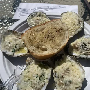 Garlic and Parmesan Oysters