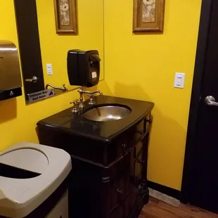 Very clean Womens specific bathroom