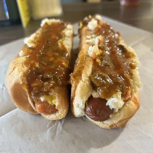 Classic Hot Dog Slaw Way
All Beef Hot Dog Slaw Way