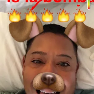 a man with his tongue sticking out