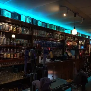 This is the BEST bar in this town... I am a bar snob &amp; this bar exceeds my standards. It's clean, yet has the "dive" feeling!
