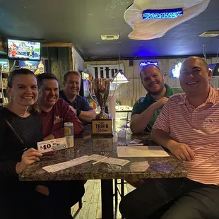 Trivia night winners!!