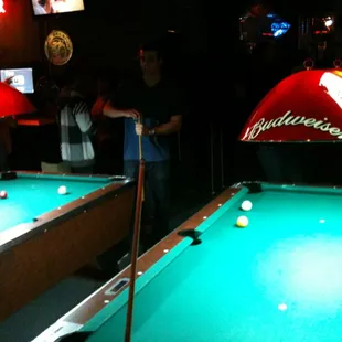2 pool tables, and darts