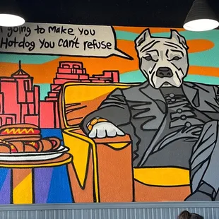 Mural inside
