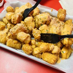 Tots with Chipotle Mayo and Parmesan