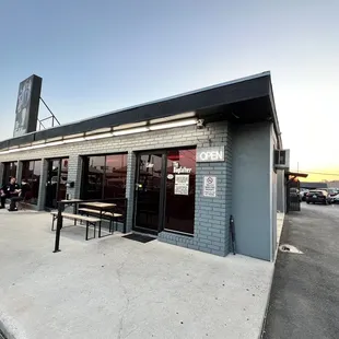 Outside dining