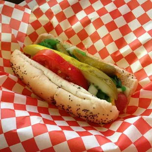 Chicago Dog in Milwaukee.