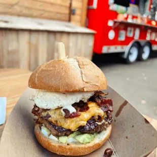 Brunch burger was amazing!