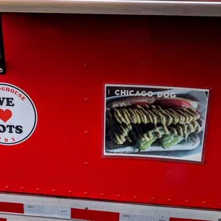 A welcoming, eye-catching cart in the corner of the pod