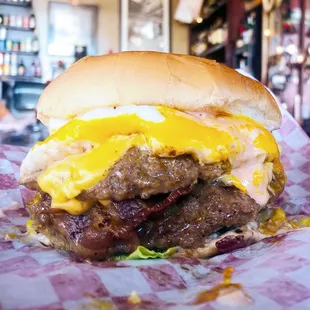 Double with Bacon and Egg