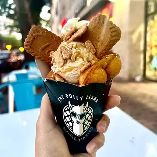 Sugar N Spice (Bubble Waffle)