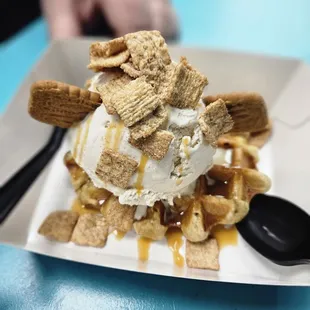 OG Sugar n Spice on a waffle!