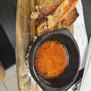 Birria grilled cheese