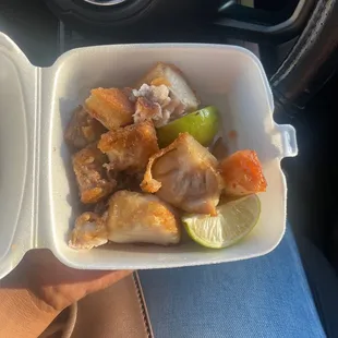 Terrible . I ordered half pound of chicharron and got all fat.. like you wouldn&apos;t eat it like this with no meat so why sell it !?