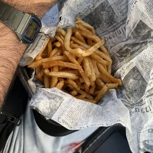 House Seasoned Fries (a little too much seasoning imo)