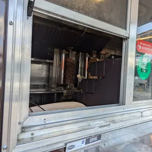 Meat on the spit